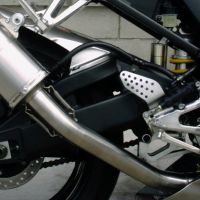 Pot echappement compatible avec Yamaha Yzf 1000 R1 2002-2003, Albus Ceramic, Échappement légal, homologué,silencieux avec db killer amovible et tuyau de liaison spécifique 