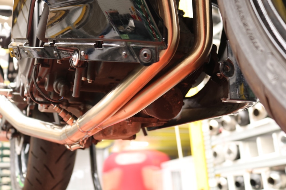Pot echappement compatible avec Kawasaki Z 400 2018-2022, Decatalizzatore, Suppresseur de cataliseu, décatalyseurr, article sans homologation 