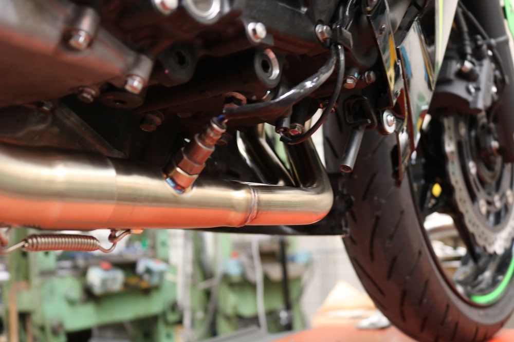 Pot echappement compatible avec Kawasaki Z 400 2018-2022, Decatalizzatore, Suppresseur de cataliseu, décatalyseurr, article sans homologation 