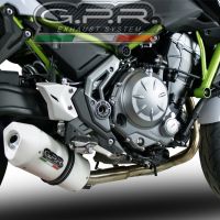 Pot echappement compatible avec Kawasaki Versys 650 2017-2020, Albus Evo4, Homologué et légal, système d'échappement complet avec catalyseur et db killer amovible 