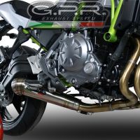 Pot echappement compatible avec Kawasaki Ninja 650 2021-2022, Powercone Evo, Homologué et légal, système d'échappement complet avec catalyseur et db killer amovible 