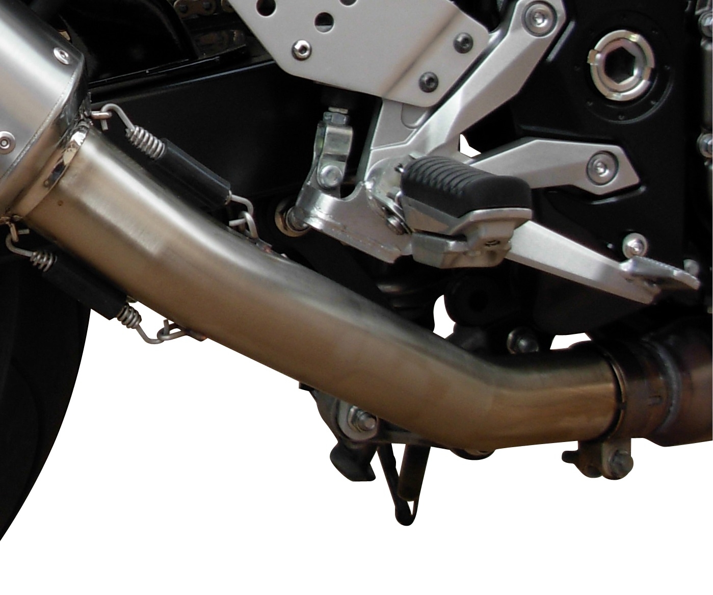 Pot echappement compatible avec Kawasaki Z 750 - S 2004-2006, Trioval, Échappement légal, homologué,silencieux avec db killer amovible et tuyau de liaison spécifique 