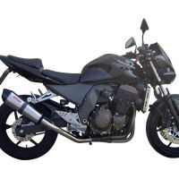 Pot echappement compatible avec Kawasaki Z 750 - S 2004-2006, Gpe Ann. titanium, Échappement légal, homologué,silencieux avec db killer amovible et tuyau de liaison spécifique 