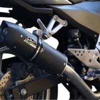 Pot echappement compatible avec Kawasaki Z 750 - S 2004-2006, Furore Nero, Échappement légal, homologué,silencieux avec db killer amovible et tuyau de liaison spécifique 