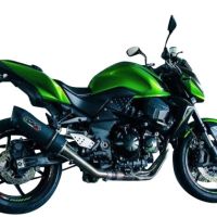 Pot echappement compatible avec Kawasaki Z 750 - S 2004-2006, Furore Nero, Échappement légal, homologué,silencieux avec db killer amovible et tuyau de liaison spécifique 