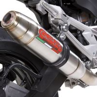 Pot echappement compatible avec Kawasaki Z 800 2009-2016, Deeptone Inox, Échappement légal, homologué,silencieux avec db killer amovible et tuyau de liaison spécifique 