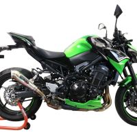 Pot echappement compatible avec Kawasaki Z 900 2021-2024, Powercone Evo, Échappement légal, homologué,silencieux avec db killer amovible et tuyau de liaison spécifique 