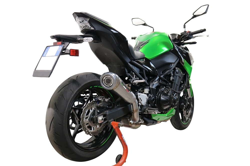Pot echappement compatible avec Kawasaki Z 900 2021-2024, Powercone Evo, Échappement légal, homologué,silencieux avec db killer amovible et tuyau de liaison spécifique 