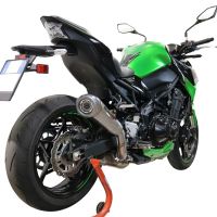 Pot echappement compatible avec Kawasaki Z 900 2021-2024, Powercone Evo, Échappement légal, homologué,silencieux avec db killer amovible et tuyau de liaison spécifique 