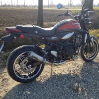 Pot echappement compatible avec Kawasaki Z 900 RS 2018-2020, M3 Titanium Natural, Échappement légal, homologué,silencieux avec db killer amovible et tuyau de liaison spécifique 