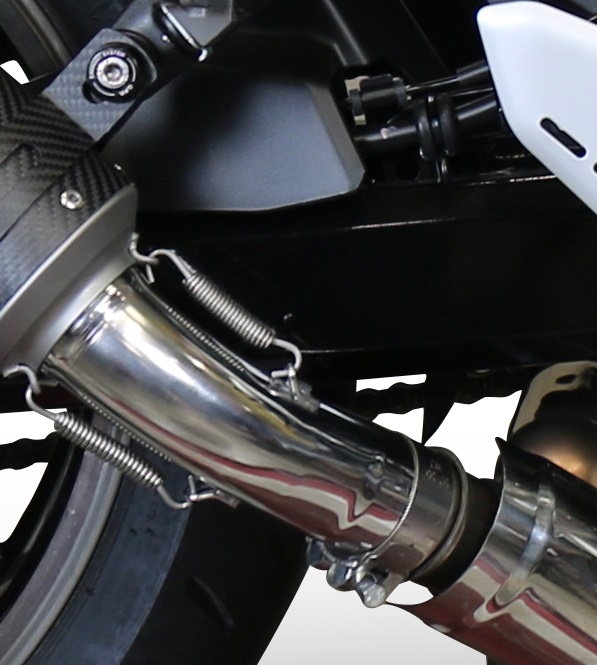 Pot echappement compatible avec Kawasaki Z 900 RS 2021-2024, Ultracone, Échappement légal, homologué,silencieux avec db killer amovible et tuyau de liaison spécifique 