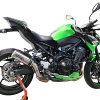 Pot echappement compatible avec Kawasaki Z 900 2020-2020, M3 Inox , Échappement légal, homologué,silencieux avec db killer amovible et tuyau de liaison spécifique 