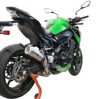 Pot echappement compatible avec Kawasaki Z 900 2020-2020, M3 Inox , Échappement légal, homologué,silencieux avec db killer amovible et tuyau de liaison spécifique 