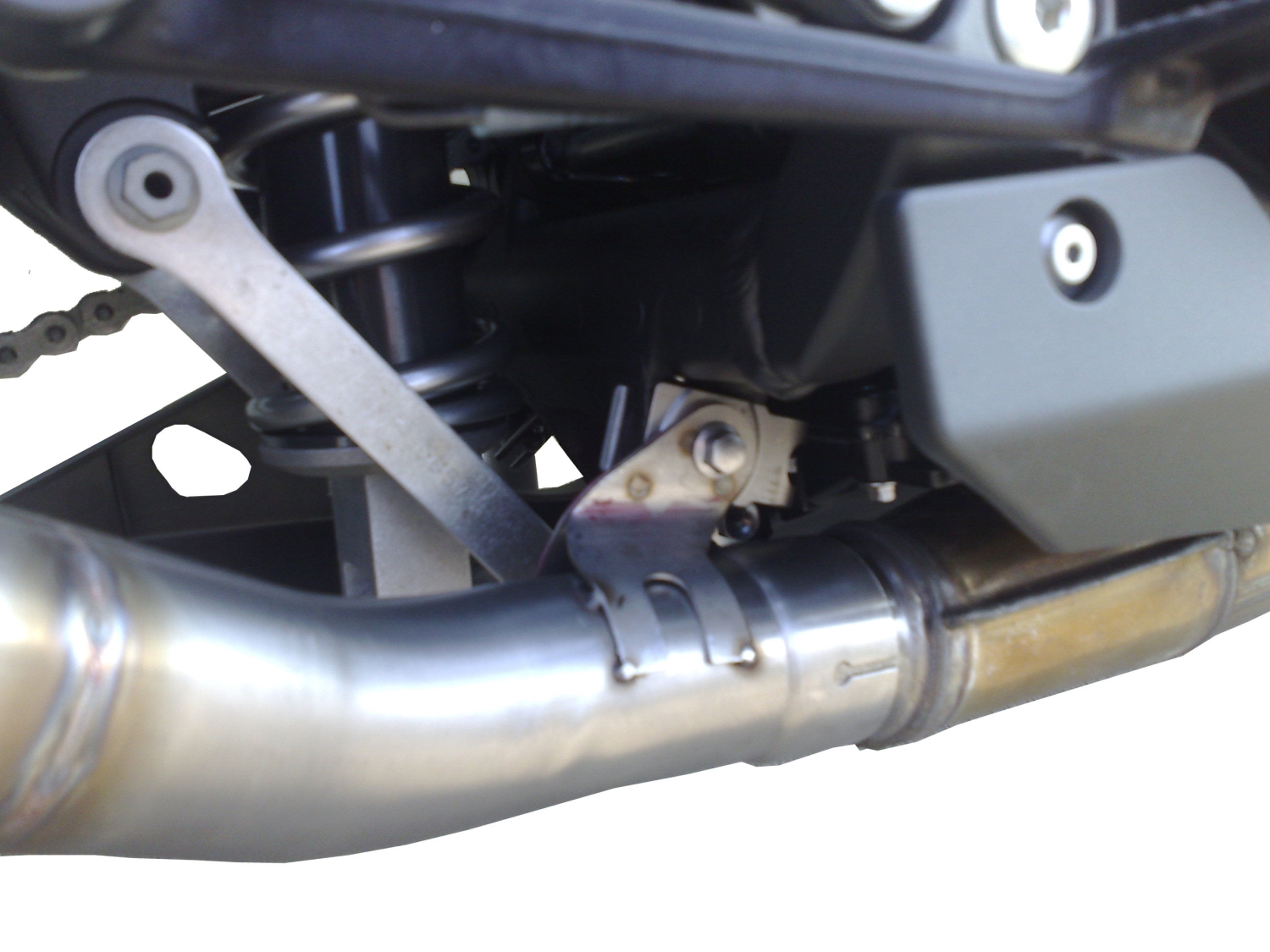 Pot echappement compatible avec Kawasaki ZX-10R 2008-2009, Decatalizzatore, Suppresseur de cataliseu, décatalyseurr, article sans homologation 