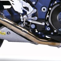 Pot echappement compatible avec Kawasaki Zzr 1400 2012-2016, Furore Nero, Paire de pot d'échappement homologuées, livrées avec db killer amovible, catalyseurs et raccords spécifiques 
