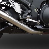 Pot echappement compatible avec Kawasaki Zzr 1400 2017-2022, Furore Evo4 Nero, Paire de pot d'échappement homologuées, livrées avec db killer amovible et raccords spécifiques 