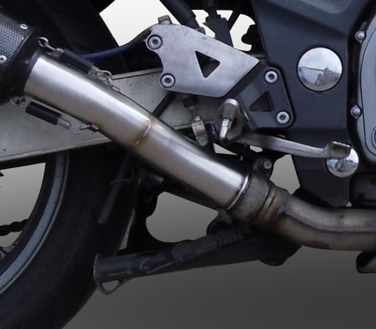 Pot echappement compatible avec Kawasaki Zzr 600 2002-2006, Trioval, Paire de pot d'échappement homologuées, livrées avec db killer amovible et raccords spécifiques 