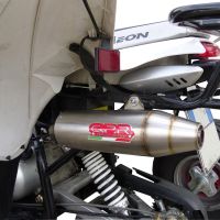 Pot echappement compatible avec Access Baja 300 2005-2021, Deeptone Atv, Homologué et légal, système d'échappement complet, avec db killer amovible 