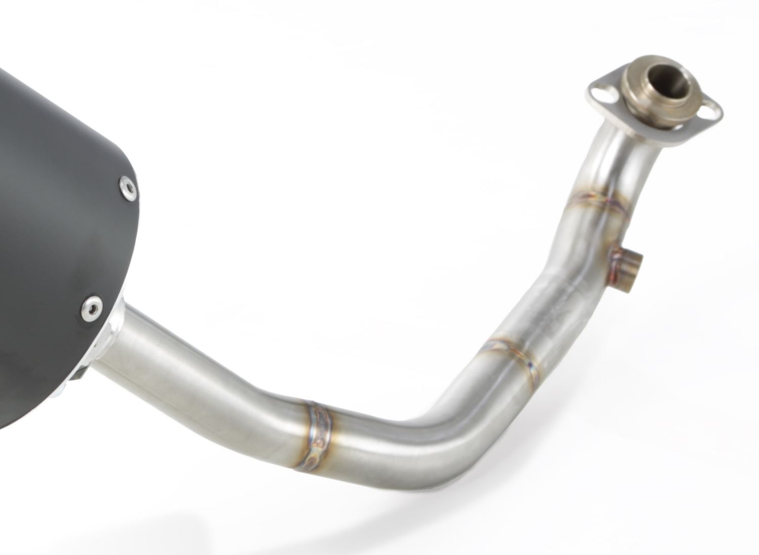 Pot echappement compatible avec Yamaha BW'S 125 2010-2013, Evo4 Road, Homologué et légal, système d'échappement complet avec catalyseur et db killer amovible 