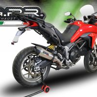 GPR pot echappement compatible avec  Ducati Multistrada 950 2017-2020, New Grand Prix Evo Titanium, Pot échappement homologué et légal, silencieux avec mi-collecteur, db killer amovible et catalyseur 