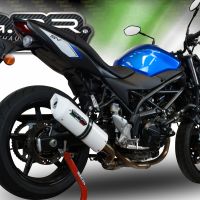 Pot echappement compatible avec Suzuki Sv 650 A 2021-2025, Albus Evo4, Échappement légal, homologué,silencieux avec db killer amovible et tuyau de liaison spécifique 