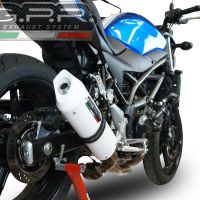 Pot echappement compatible avec Suzuki Sv 650 A 2021-2025, Albus Evo4, Échappement légal, homologué,silencieux avec db killer amovible et tuyau de liaison spécifique 