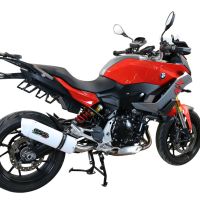Pot echappement compatible avec Bmw F 900 XR-R 2020-2025, Albus Evo4, Échappement légal, homologué,silencieux avec db killer amovible et tuyau de liaison spécifique 