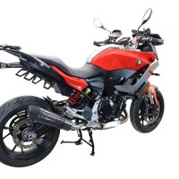 GPR pot echappement compatible avec  Bmw F 900 XR-R 2020-2025, New Grand Prix Evo Poppy, Échappement légal, homologué,silencieux avec db killer amovible et tuyau de liaison spécifique 