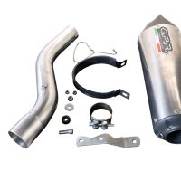 GPR pot echappement compatible avec  Bmw F 900 XR-R 2020-2025, New Grand Prix Evo Titanium, Échappement légal, homologué,silencieux avec db killer amovible et tuyau de liaison spécifique 