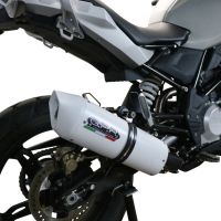 Pot echappement compatible avec Bmw G 310 Gs 2017-2021, Albus Evo4, Homologué et légal, système d'échappement complet avec catalyseur et db killer amovible 