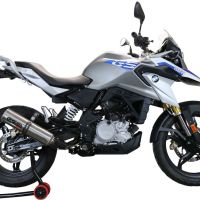 Pot echappement compatible avec Bmw G 310 Gs 2017-2021, M3 Inox , Homologué et légal, système d'échappement complet avec catalyseur et db killer amovible 