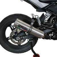 Pot echappement compatible avec Bmw G 310 Gs 2017-2021, M3 Inox , Homologué et légal, système d'échappement complet avec catalyseur et db killer amovible 
