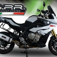 Pot echappement compatible avec Bmw S 1000 XR -M 2017-2019, Albus Evo4, Échappement légal, homologué,silencieux avec db killer amovible et tuyau de liaison spécifique 