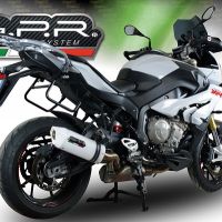 Pot echappement compatible avec Bmw S 1000 XR -M 2017-2019, Albus Evo4, Échappement légal, homologué,silencieux avec db killer amovible et tuyau de liaison spécifique 