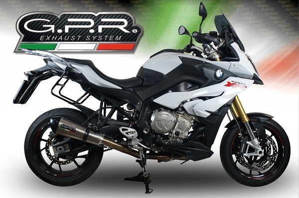 GPR pot echappement compatible avec  Bmw S 1000 XR -M  2017-2019, New Grand Prix Evo Titanium, Pot échappement racing, avec les tuyaux de liaison, article sans homologation 