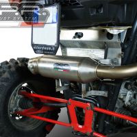 Pot echappement compatible avec Polaris Rzr XP 1000 2014-2023, Power Bomb, Échappement légal, homologué,silencieux avec db killer amovible et tuyau de liaison spécifique 