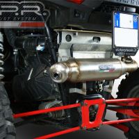 Pot echappement compatible avec Polaris Rzr XP 1000 2014-2023, Power Bomb, Échappement légal, homologué,silencieux avec db killer amovible et tuyau de liaison spécifique 