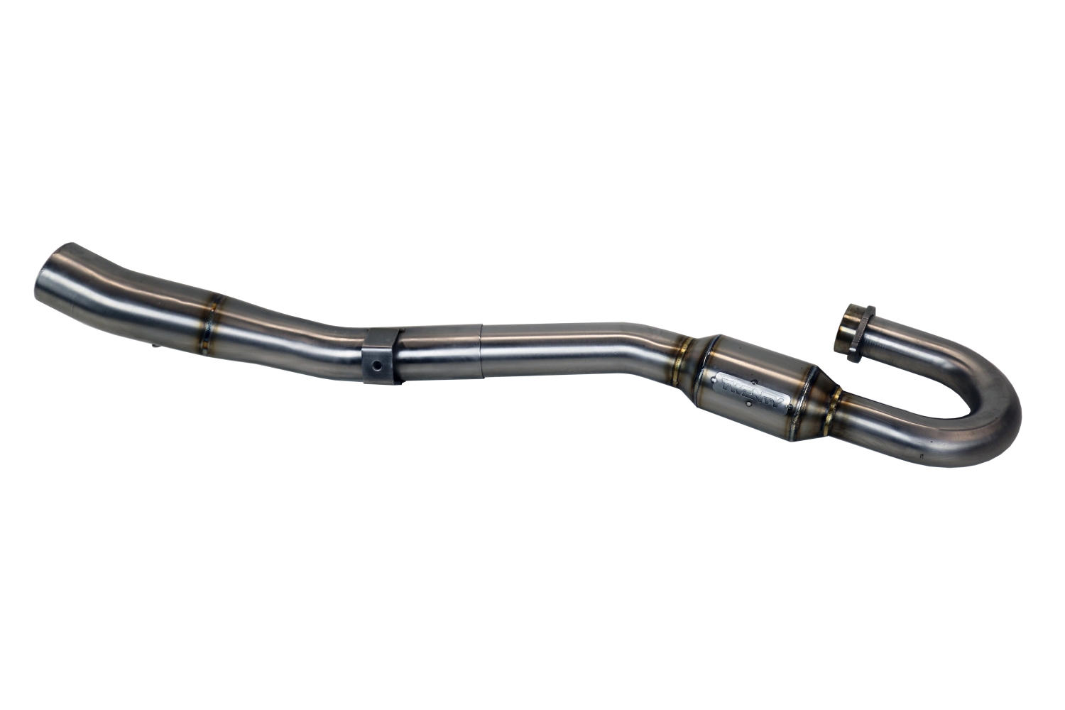 Pot echappement compatible avec Kawasaki Kx 450 F 2012-2015, Pentacross Inox, Pot d'échappement complet racing, compris de collecteur et db killer amovible, sans homologation 