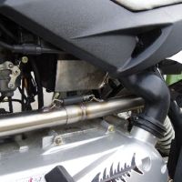 Pot echappement compatible avec Access Baja 300 2005-2021, Deeptone Atv, Homologué et légal, système d'échappement complet, avec db killer amovible 