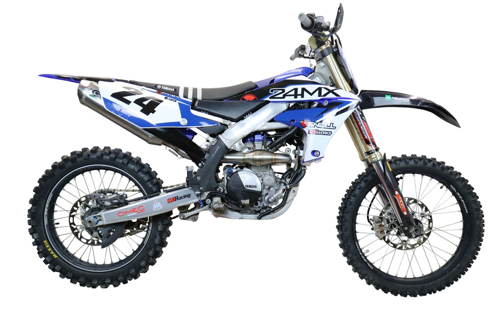 Pot echappement compatible avec Yamaha WR 250 F 2020-2024, Pentacross Inox, Pot d'échappement complet racing, compris de collecteur et db killer amovible, sans homologation 