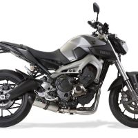 Pot echappement compatible avec Yamaha Mt-09 2017-2020, GP Evo4 Titanium, Homologué et légal, système d'échappement complet avec catalyseur et db killer amovible 
