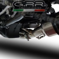 Pot echappement compatible avec Yamaha Mt-09 Tracer 900 2015-2016, Albus Ceramic, Homologué et légal, système d'échappement complet avec catalyseur et db killer amovible 