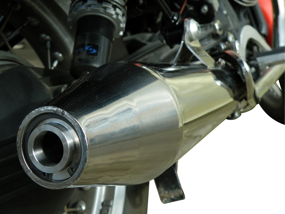 Pot echappement compatible avec Moto Guzzi V7 (I - II) - Stone - Special 2012-2016, Vintacone , Paire de pot d'échappement homologuées, livrées avec db killer amovible et raccords spécifiques 
