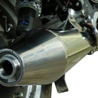 Pot echappement compatible avec Moto Guzzi V7 (I - II) - Stone - Special 2012-2016, Vintacone , Paire de pot d'échappement homologuées, livrées avec db killer amovible et raccords spécifiques 
