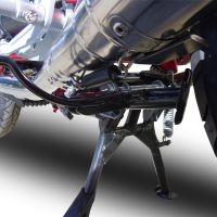 Pot echappement compatible avec Moto Guzzi V7 (I - II) Racer 2010-2016, Vintacone , Paire de pot d'échappement homologuées, livrées avec db killer amovible et raccords spécifiques 