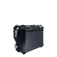 Paire de valises latérales en aluminium avec côté droit profilé, couleur noire avec support de valise spécifique GPR TECH compatible avec  Bmw F 850 Gs 2021/2023 e5