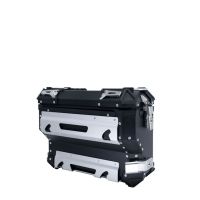 Paire de valises latérales en aluminium avec côté droit profilé, couleur noire avec support de valise spécifique GPR TECH compatible avec  Bmw F 850 Gs 2021/2023 e5