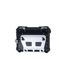 Paire de valises latérales en aluminium avec couleur noire avec support de valise spécifique GPR TECH compatible avec  Kawasaki Versys 650 2017/2020 e4