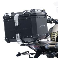 Top case en aluminium, couleur noire avec plaque spécifique incluse Top-case GPR TECH compatible avec  Zontes 350 T1 ADV 2022/2024 e5