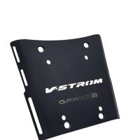Top case en aluminium, couleur argent avec plaque spécifique incluse Top-case GPR TECH compatible avec  Suzuki V-Strom Dl 650 2012/2016 e3